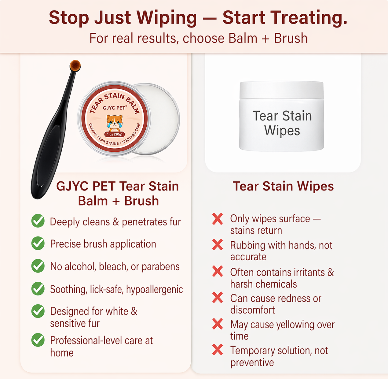 Clear Paws Tear Balm