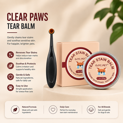 Clear Paws Tear Balm
