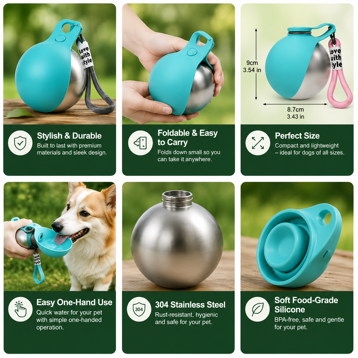 Aqua Paw Travel Bottle