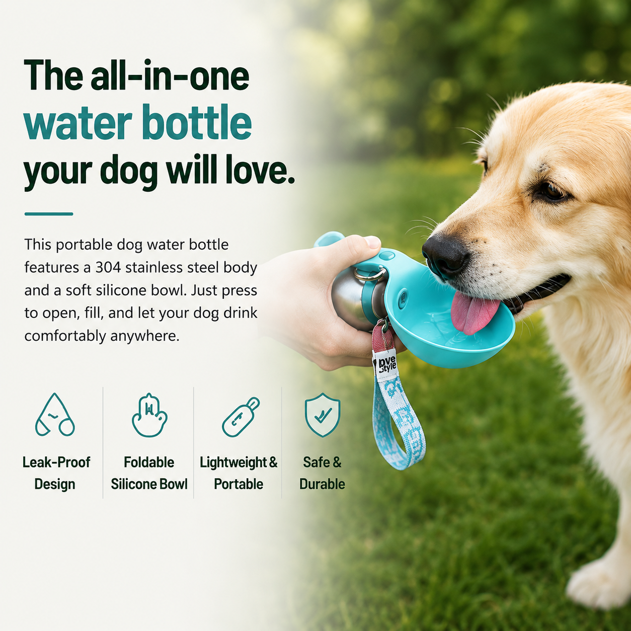 Aqua Paw Travel Bottle