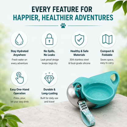 Aqua Paw Travel Bottle