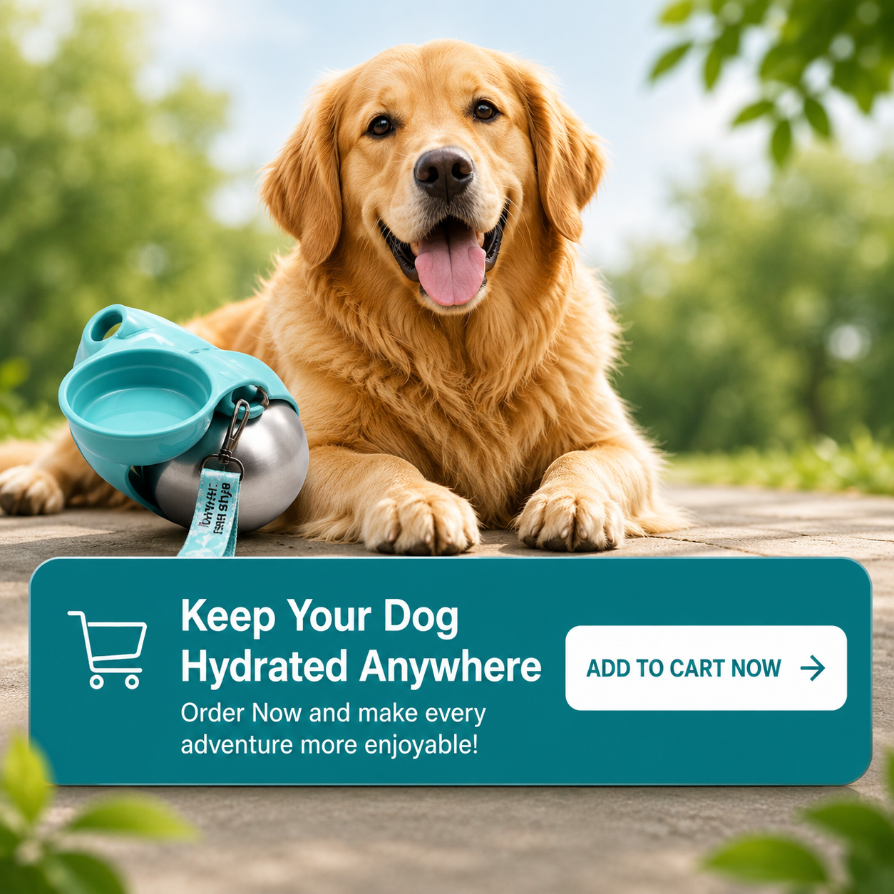 Aqua Paw Travel Bottle