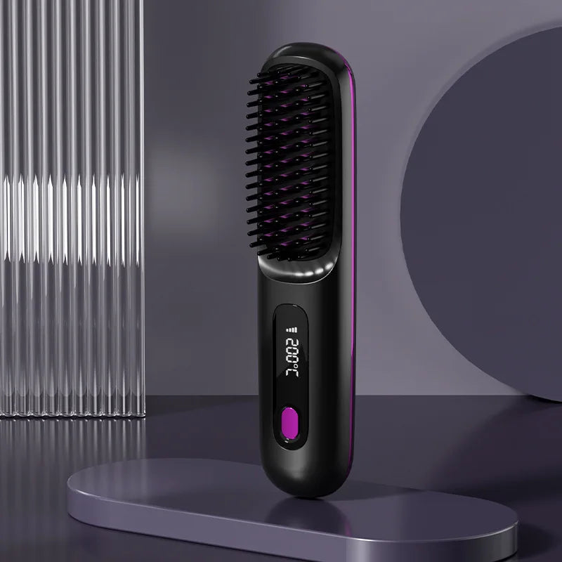 Silk Glow Cordless Hair Straightening Brush