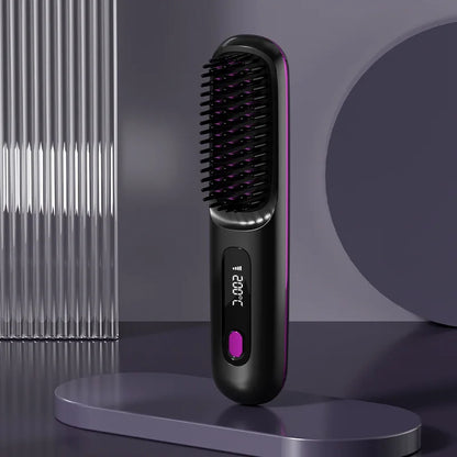 Silk Glow Cordless Hair Straightening Brush