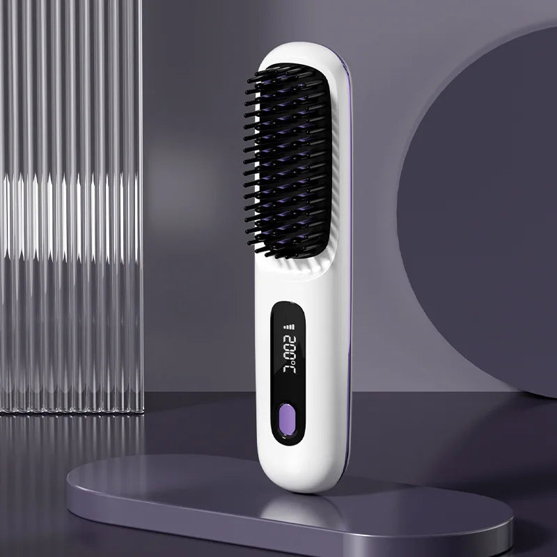 Silk Glow Cordless Hair Straightening Brush
