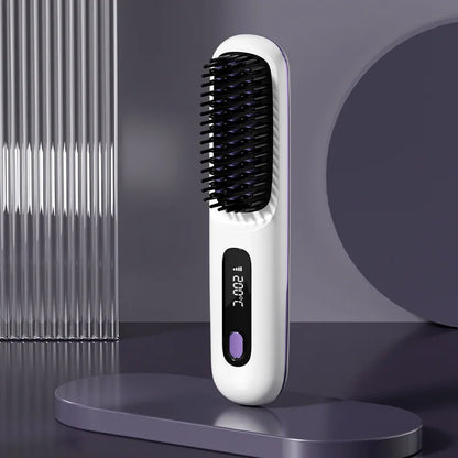 Silk Glow Cordless Hair Straightening Brush